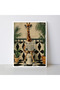 Natural Wooden Framed Funny Giraffe Wall Decor Bathroom Toilet Decorative Painting