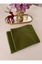 2-Pack Green Square Fabric Napkins 36-36 cm Cotton Linen Table Presentation Christmas Runner - 3