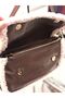 Furry Women's Hand and Shoulder Bag Medium Size with Flap - 4