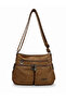 Viatox Vs 009 Faux Leather Multi-Pocket Women's Shoulder Bag Mink