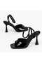 Women's Thin-Heeled Sandals Patent Leather