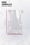 15X25+5Cm. (15*30) 100 Pieces - Transparent Tape Adhesive Opp Gelatin Bag