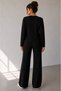 Women's Two-Piece Knitwear Stylish Set - 3