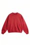 Unisex Men'S/Women's Oversize Cotton Crew Neck Sweatshirt