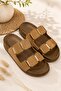 Papuç Sepeti Mlx-2002 Double-Strapped Comfortable Sole Daily Women's Slippers - 4