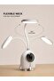 Rocket Desk Lamp with Pen Holder, Rechargeable LED Table Lamp, USB Type-C Charging, Warm Light Night Lamp, Study Reading Lamp, Office Desk Light, Space Astronaut Design - 4