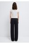 Logo-Printed Low-Waist, Straight-Leg, Flat-Bottomed Women's Sweatpants. - 3
