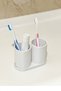 Modern Bathroom Organizer V4 - Toothbrush Holder Set - Set of Two - White - 10cm - 4