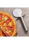 Stainless Steel Pizza Wheel Cutter - Single Blade Rotating Design for Precise Pie & Pizza Slicing, Durable Baking Tool for Home - 6