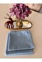 2-Pack Light Blue Square Fabric Napkins 36X36 cm Tableware Food Presentation - 3