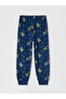 Crew Neck Printed Boys' Pajama Set - 7