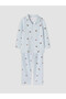 Shirt Collar Boys' Pajama Set - 3