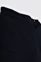Girl's Navy Blue Knitted Skirt - 3