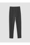 Lcw Kids Anthracite Stitched Detailed Girls' Leggings Pants - 3