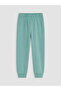 Crew Neck Printed Boys' Pajama Set - 6