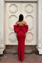 Stretchy Tulle Fabric Strapless Evening Dress - 4