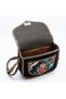 Ethnic Patterned Tapestry Woven Shoulder Bag (20X20 cm) - Classic Women's Bag with Locking Strap - 5