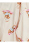 Pink Crew Neck Girl's Pajama Set - 6