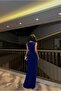 Slit Maxi Strap Evening Dress - 4