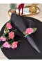 6 Pcs Pink Flower Napkin Holder Napkin Ring Buckle Tableware Presentation 5 cm - 2