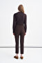 Pleated High Waist Brown Trousers 0200 - 5
