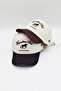 Equestrian Club Embroidered Unisex Premium Hat – Ecru/Brown Adjustable Trucker Cap - 6