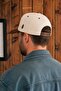 Equestrian Club Embroidered Unisex Premium Hat – Ecru/Brown Adjustable Trucker Cap - 2