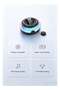 Magnetic Mini Bluetooth Speaker, RGB Color Changing LED Light, HIFI Stereo Sound, Long Standby Rechargeable Wireless Speaker for Bedroom Party Decoration Gift - 3