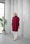 High-Neck Comfortable Cut Knitwear Tunic Anka261053