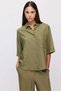 Women's Oversize Textured Double Sleeve Shirt
