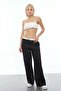 Waist Detailed Linen Trousers - 3