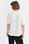 Women's Text Printed Basic T-Shirt - 8