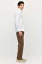 Men's Linen Look with Elastic Waistband Jogger Pants - 2