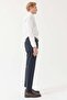 Classic slim fit fabric trousers - 5