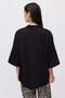 Women's Oversize Textured Double Sleeve Shirt - 4