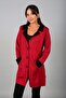 Women's Long Plus Size Cardigan with Front Pockets - 3