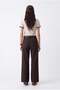 Women's Pleated Wide Leg Trousers - 5