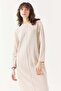 Women's Dress with Stitching Detail - 6