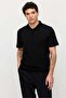 Men's Invisible Zipper Pack Collared Knitwear T-Shirt - 2