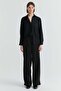 Women's Striped Detail Wide Leg Fabric Pants - 2