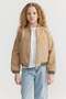 Girl's Embroidered College Coat