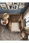 Ruffled Single Sofa Cover Bohemian Cotton Linen Non-Slip, Washable, Modern Stylish Design Armchair Cover - 3