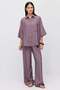 Women's Oversize Textured Double Sleeve Shirt - 5
