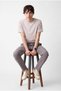 Men's Soft Textured Straight-Leg Pants