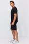 Men's Elastic Waist Pocketed Shorts - 4