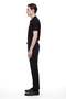 Men's Slim Fit Fabric Trousers - 4