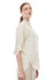 Women's Judge Collar Curved Sleeve Shirt - 7