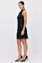 Women's Lace Detailed Halter Neck Mini Dress - 4