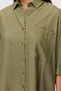 Women's Oversize Textured Double Sleeve Shirt - 7