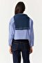 Women's Short Pocket Striped Shirt - 5